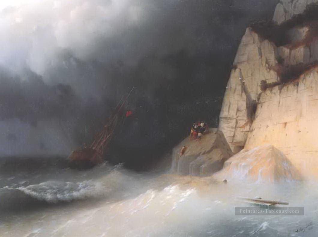 Ivan Aivazovsky le naufrage Paysage marin Peintures à l'huile
